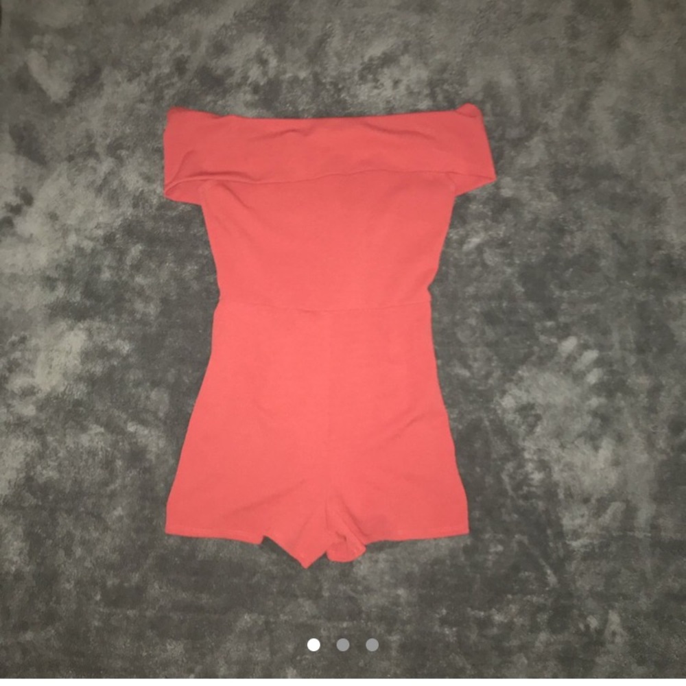 Off shoulder romper